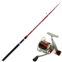 Modul Rosso Angelset Hecht Rute und Rolle bespult Balzer - 1
